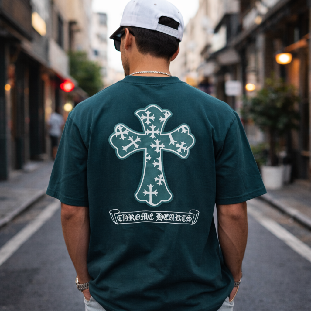 KATONIC OVERSIZED TEE — DEEP TEAL