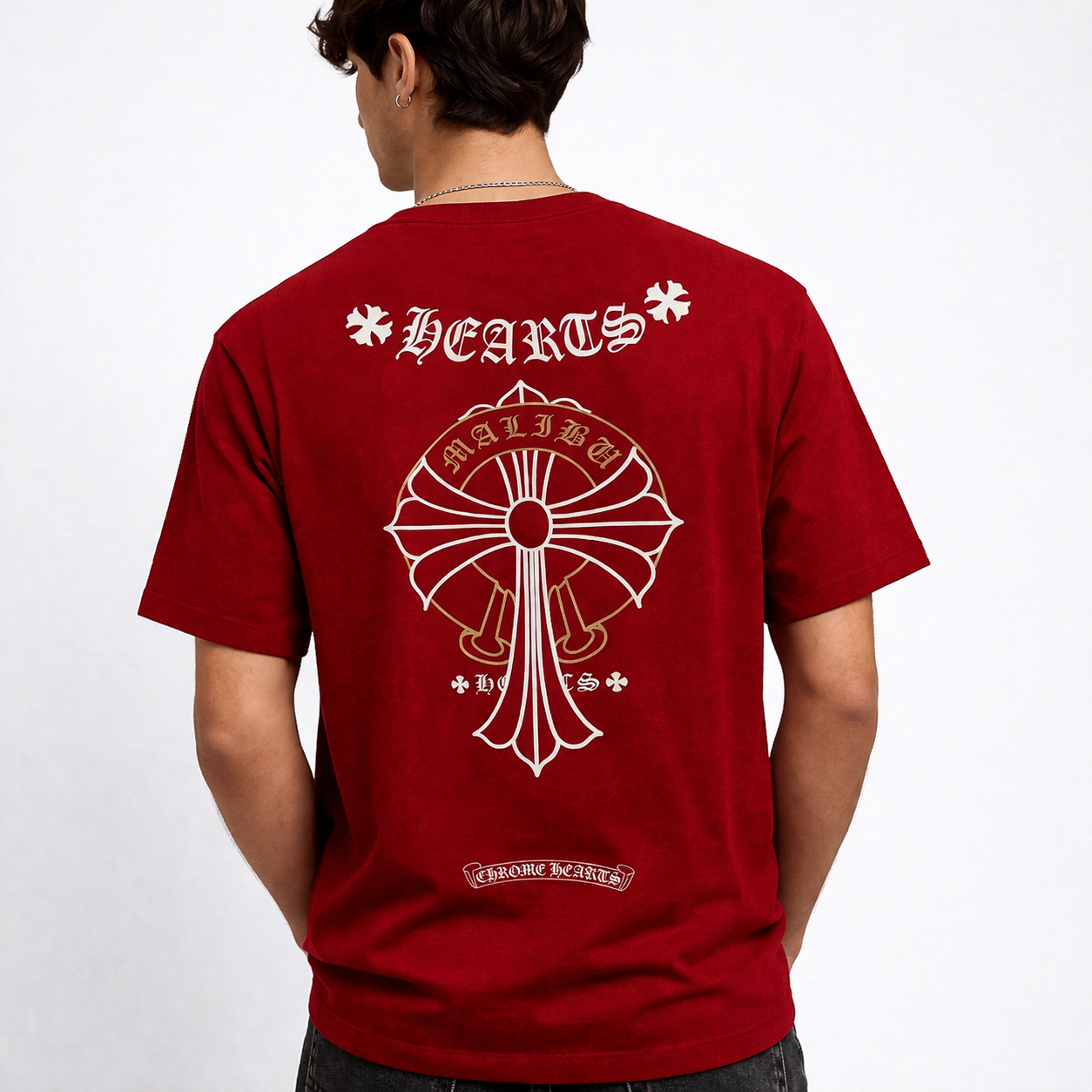 Katonic Malibu Hearts Tee - Red
